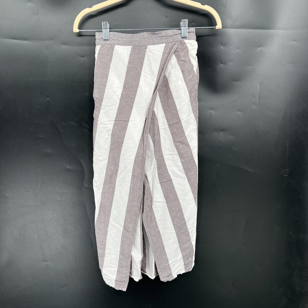 Madewell striped tulip wrap skirt beachy minimalist coastal granddaughter XXS